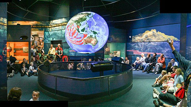 A Science on a Sphere show